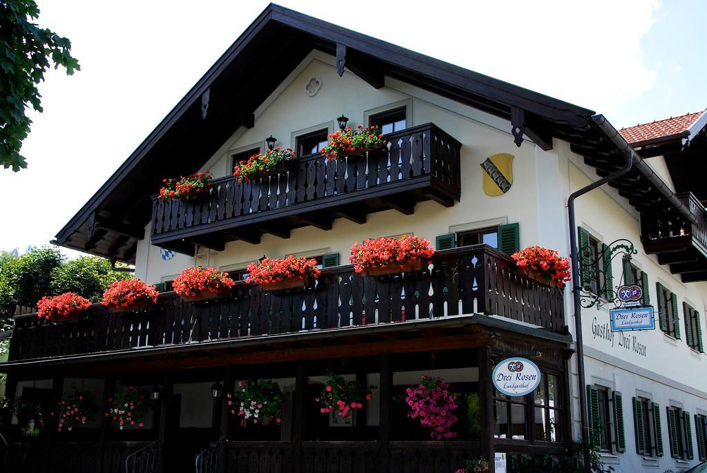 Landgasthof Drei Rosen Bernried am Starnberger See Exterior photo